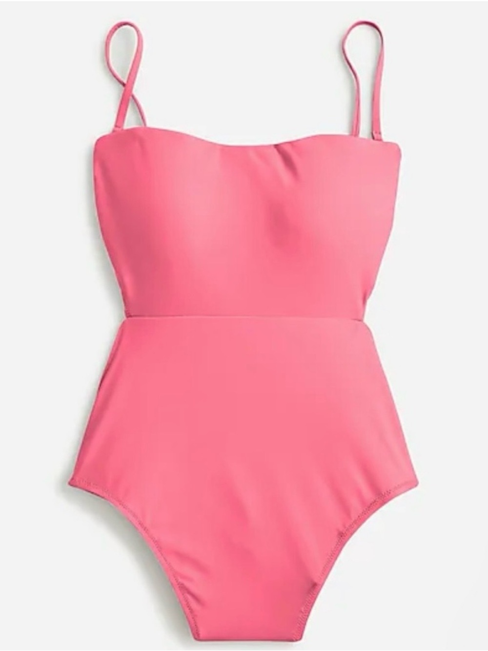 J Crew Cut Out' Pink One-Piece Swimsuit